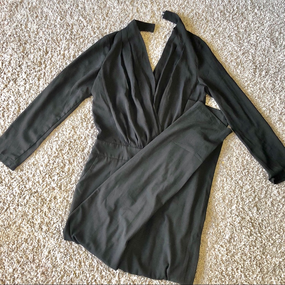 Lucy Paris - Long Sleeve - Black Jumpsuit